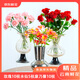 京東鮮花產(chǎn)地倉嚴(yán)選云南基地直發(fā)玫瑰花生活花玫瑰10枝康乃馨10枝水仙5枝