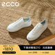 愛步（ECCO）25年新款休閑鞋女 厚底增高百搭平底鞋板鞋休閑運(yùn)動鞋 街頭219613 灰白色/白色/灰藍(lán)色21961361219 38