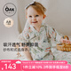 OAK FAMILY新生兒嬰兒衣服夏季五分袖爬服短袖寶寶連體衣薄款百天包屁衣 【夏款】花園派對（不含發(fā)帶） 90cm （建議1~2歲 78~90cm）