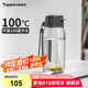 特百惠（Tupperware）樂趣550ML塑料杯夏季男女學(xué)生便攜運(yùn)動(dòng)水杯子大容量雙飲口 都市灰