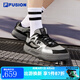FILA FUSION斐樂男鞋潮牌時尚專業(yè)滑板鞋休閑鞋情侶運動板鞋男女鞋 銀灰色/黑-GB 男款 42 男碼