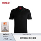 HUGO男士2025夏季新款小立領(lǐng)絲光棉質(zhì)修身 Polo衫50542961