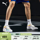 彪馬（PUMA）哈利伯頓同款緩震透氣實戰(zhàn)籃球鞋男女CLYDEALL-PRO194039 白-島嶼藍(lán)-01 42.5