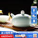 華光國(guó)瓷 華青瓷功夫茶具套裝 骨瓷茶具8件套裝 高端禮品裝 青茂