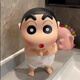 洗澡搭子蠟筆小新手辦衛生間浴室擺件大號可愛(ài)公仔家居裝飾品禮物 中號洗澡-26cm-送浴帽+內褲+彩盒 小號全部實(shí)心優(yōu)質(zhì)款