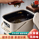 創(chuàng)京懿選茶水桶廢水桶茶桶茶渣桶干濕分離垃圾茶臺(tái)廢茶桶茶桌接水桶凈水器 卡其色單個(gè)桶無配件小號(hào)6.5L