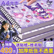 JCZS德國品牌庫洛米a4圖畫本小學(xué)生專用加厚不透色側(cè)翻線圈本兒童空白繪畫本女孩手繪本丙烯馬克筆涂色 加厚【小惡魔】4本/120張(240頁)+貼紙+姓