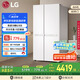 LG大容量664L家用冰箱雙開門國家補貼節(jié)能風冷無霜電冰箱對開門分區(qū)精儲以舊換新S674MEG11D