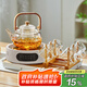 憶壺茶（YIHUTEA）煮茶壺電陶爐套裝煮茶器燒水壺整套茶具泡茶壺養(yǎng)生爐功夫圍爐套裝 【性價比王者】電陶爐10件套
