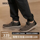 斯凱奇（Skechers）七夕禮物男鞋夏季一腳蹬帆布鞋商務(wù)通勤休閑軟底板鞋66387