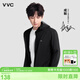 VVC防曬衣女夏季新款防紫外線寬松短款外套時(shí)尚洋氣外套 曜石黑 M 