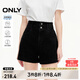 ONLY夏季時(shí)尚百搭高腰顯瘦A字短褲牛仔褲女|124243004 J09 深牛仔灰色 S 160/64A