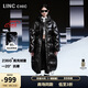 金羽杰明星同款加厚羽絨服女士長款冬季新潮寬松輕保暖面包服Y23804489