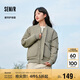 森馬棉服男防水防油防污防風(fēng)冬裝厚飛行員棒球領(lǐng)夾克109724112101