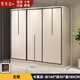 斐木達【免費安裝】衣柜臥室柜子推拉門(mén)衣櫥現代簡(jiǎn)約出租房大衣柜 1.4米主柜 卡其灰