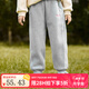 茵曼（INMAN）茵曼童裝女童加絨褲子冬季兒童中大童運(yùn)動(dòng)休閑長褲保暖衛(wèi)褲 花灰色 150