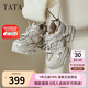 他她TATA女鞋老爹鞋網(wǎng)面透氣秋運(yùn)動(dòng)鞋時(shí)尚休閑增高鞋CY5CM5灰色 37