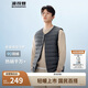 波司登25春疊穿羽絨服男90絨V領(lǐng)防風(fēng)保暖內(nèi)搭馬甲背心B250130001