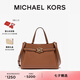 MICHAEL KORS邁克高仕 MK【七夕禮物】Angelina 女士中號手提包 牛皮棕 230 NS