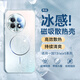 HARDBODY適用一加13手機殼新款一加ace5磨砂超薄1+ace5pro散熱保護套oneplus鏡頭全包防摔pro磁吸高級感 【冰晶藍】極速散熱/SGS防摔認證/無損充電 一加 13