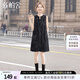絲柏舍無(wú)袖連衣裙2025夏裝新款女裝氣質(zhì)優(yōu)雅寬松款圓領(lǐng)A字裙