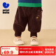 迷你巴拉minibala迷你巴拉巴拉男童女童運(yùn)動(dòng)褲23冬季加絨保暖兒童休閑褲