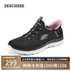 斯凱奇（Skechers）閃穿鞋女鞋夏季網(wǎng)面透氣健步鞋一腳蹬運(yùn)動(dòng)跑步鞋軟底休閑鞋150284