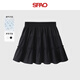 SPAOA字蛋糕短裙2025年夏季女新款休閑舒適校園風(fēng)短裙SPBQ25AQ04XY 黑/純色 L