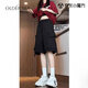 OLDER SEA過(guò)膝工裝短褲女夏季2025新款百搭夏季五分褲子女寬松七分褲女夏季 黑色 M 80-95斤