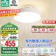 雷士（NVC）無葉風(fēng)扇燈 隱形吊扇燈客廳臥室餐廳兒童房 寶寶風(fēng) 舒適光 送遙控 爆款【離心式/氛圍背光】66瓦無葉