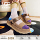 UGG夏季新款女士時(shí)尚舒適厚底露趾休閑涼鞋1167399SAN|沙色 38