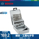 博世（BOSCH） 直柄磨制金屬麻花鉆頭HSS-G系列套裝 19支裝