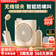 漫步者M(jìn)F2領(lǐng)夾版 有線無線小蜜蜂擴(kuò)音器教師導(dǎo)游導(dǎo)購講解員教學(xué)上課戶外專用便攜大功率麥克風(fēng)播放器喇叭 云巖白丨【無線領(lǐng)夾麥+腰帶】