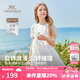 英氏（YEEHOO）女童連衣裙兒童裙子夏季薄款白色長(zhǎng)裙公主裙中大童裝女孩網(wǎng)紗裙新 鳶尾花格紋款 白色 【純棉內(nèi)襯】 165 cm 【順豐包郵&極速達(dá)】
