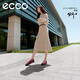 愛步（ECCO）七夕禮物 芭蕾舞鞋女 25年新款瑪麗珍低跟淺口單鞋 舞悅234333 暗寶石紅23433361291 (牛皮革) 37