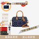 COACH【七夕禮物】蔻馳 Rowan 18 徽標可拆卸肩帶 PVC波士頓包手提包 丹寧藍色 CY742-IMXIA 現(xiàn)貨