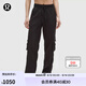 lululemon丨Dance Studio 女士寬松剪裁中腰工裝褲 拒水 LW5GOEA 黑色 S