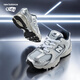 NEW BALANCE nb童鞋0-14歲男女兒童經(jīng)典百搭網(wǎng)面舒適防滑老爹鞋休閑運動(dòng)鞋530 【經(jīng)典熱銷(xiāo)款】白色/銀色530KA 30 （中童）