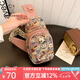 北包包俏皮小包包女包新款高級(jí)時(shí)尚胸包背包休閑百搭斜挎包母親節(jié)禮物 粉色 小包