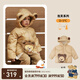 PawinPaw【克輕】童裝松軟小熊冬新男女寶保暖連帽羽絨服面包服 米色 110 cm 充絨量81g