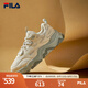 FILA 斐樂(lè)官方女鞋COLLINA復(fù)古運(yùn)動(dòng)鞋秋款山丘鞋厚底老爹鞋 白蘆筍/開(kāi)心果-WP 37.5