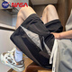 NASA BASE短褲夏季男新款休閑寬松薄款冰絲短褲男士透氣速干百搭運(yùn)動(dòng)短褲子 黑色 XL （建議125-145斤）