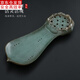 古德窯 創(chuàng)意陶瓷蓮花小號(hào)干泡茶盤茶臺(tái)蓄儲(chǔ)水壺承迷你托盤功夫茶具道配件 5號(hào)盤《雅致蓮心》蓄水干泡茶盤