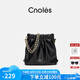 蔻一（Cnoles）斜挎包包女士迷你菱格小流浪包單肩雙肩女生包生日禮物送女友老婆