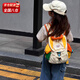 MDUG兒童戶外出游登山小背包小學(xué)生旅游徒步超輕便雙肩包書(shū)包旅行休閑 彩色拼色兒童背包（20*21*22）