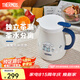膳魔師（THERMOS）保溫壺0.8L小容量316L不銹鋼辦公家用露營(yíng)帶茶漏燜茶壺TEHB-800 大耳狗系列 800ml