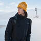 HELLY HANSEN, H/H【王一博同款】海麗漢森h(huán)h25秋冬柔軟舒適保暖HH logo提花針織帽 黃色 均碼