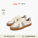 FOOT INDUSTRY足下工業(yè)「品牌經(jīng)典」經(jīng)典復(fù)古德訓(xùn)鞋拼接休閑男女同款百搭舒適 米白/灰色 42