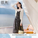 香影薄款針織開衫女2025夏裝新款v領(lǐng)正肩氣質(zhì)長袖米白色外搭上衣 米白 M 160/84A/95-110斤