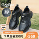 金利來(lái)（goldlion）男鞋夏季新品沖孔涼鞋運(yùn)動(dòng)鞋緩震舒適休閑鞋G559520193AAD黑色40